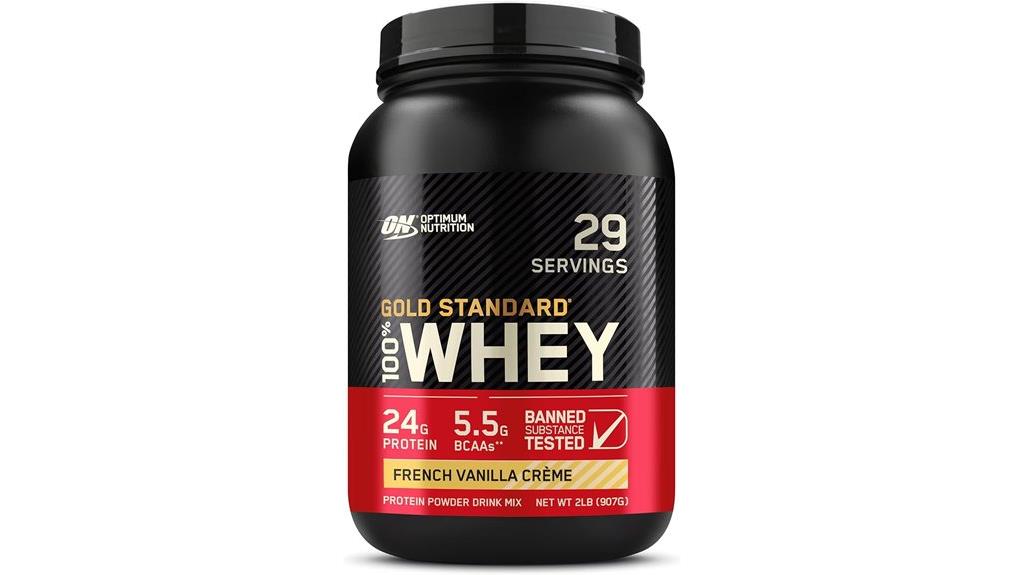 gold standard whey vanilla