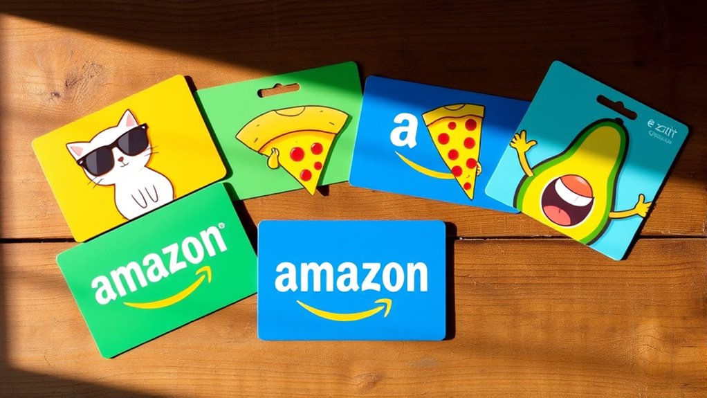 humorous amazon gift card designs