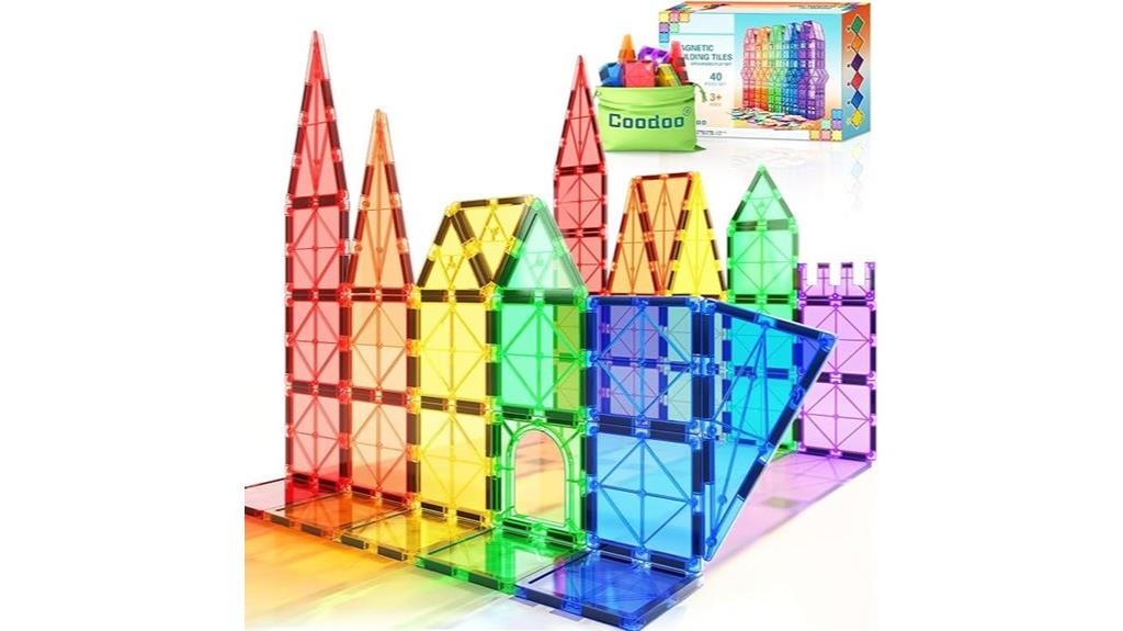 magnetic kids stem tiles