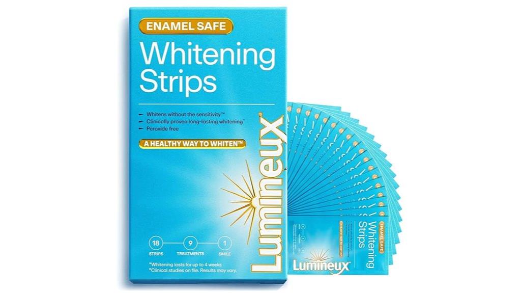nine treatment whitening strips
