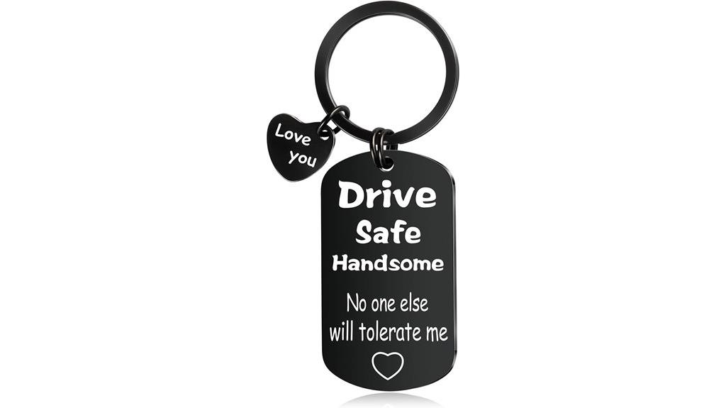 safe driving keychain