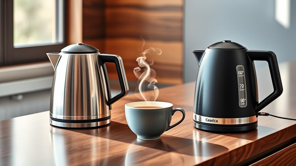 top electric kettles with temp