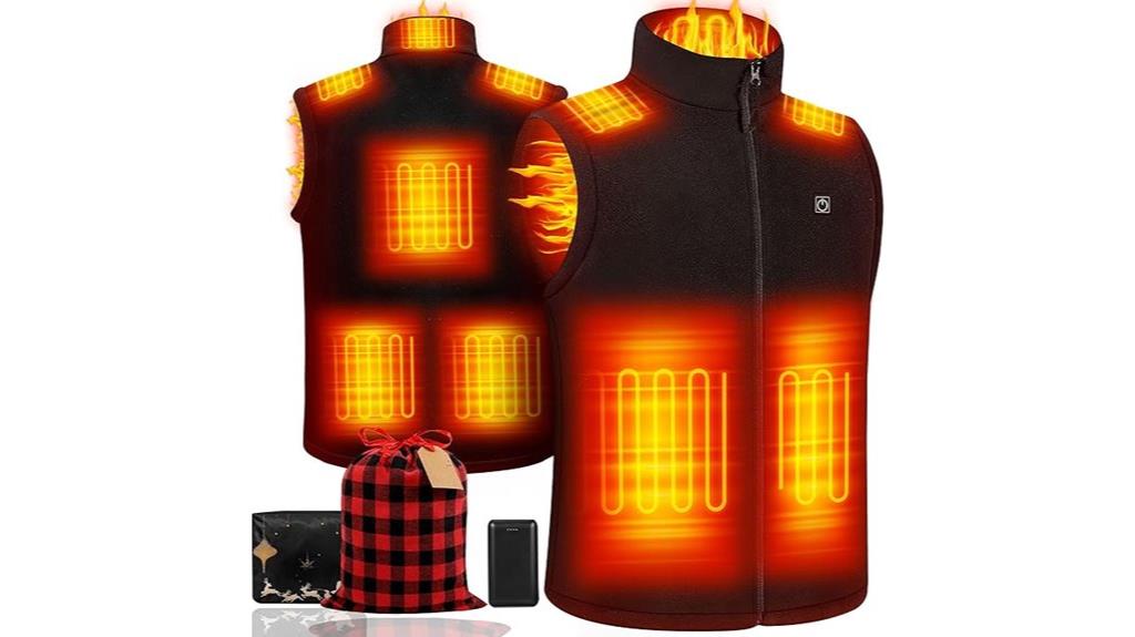 unisex battery powered heated vest