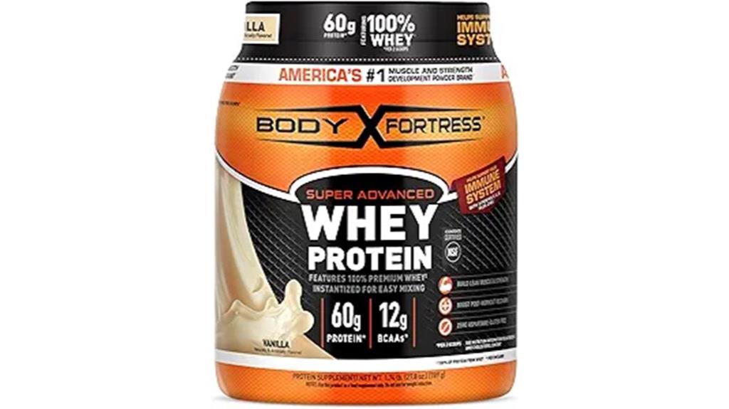 vanilla whey protein powder