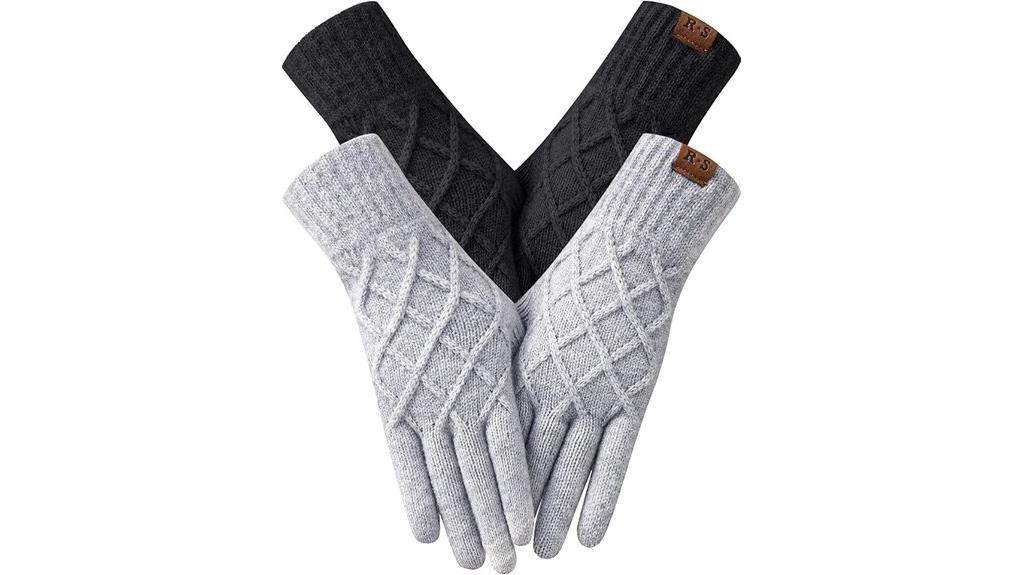 winter women s star gloves