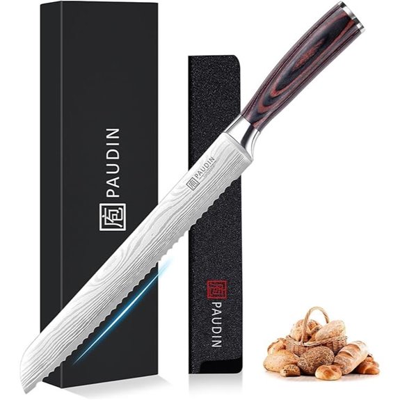 PAUDIN 10-Inch Serrated Bread Knife