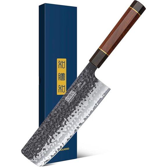 HOSHANHO 7-Inch Nakiri Chef Knife with Ergonomic Handle