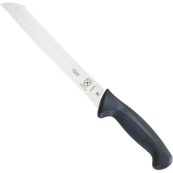 Mercer Millennia Black Handle Bread Knife (8-Inch)