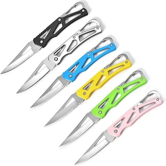 Pocket Knife in 6 Colors with Clip for Survival and EDC