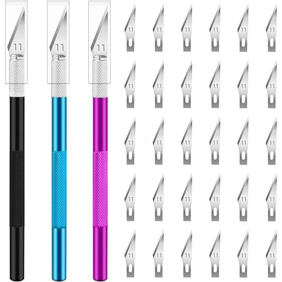 Exacto Knife Set with Blades for Crafts and Art