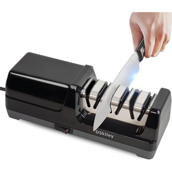 Professional Electric Knife Sharpener with Diamond System