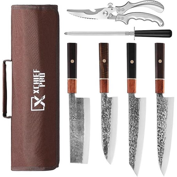 Japan Knife Set with Accessories and Bag