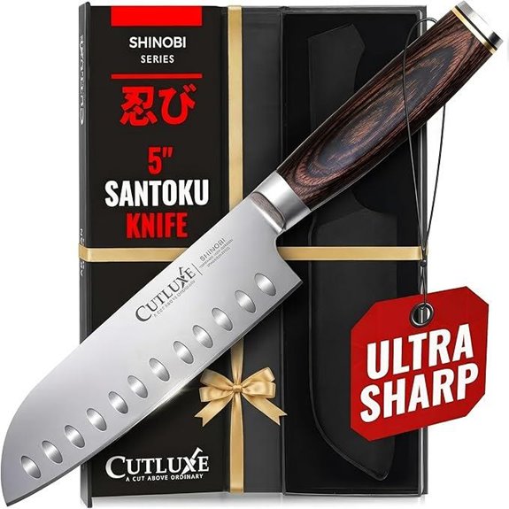 Shinobi Series 5-Inch Japanese Santoku Knife