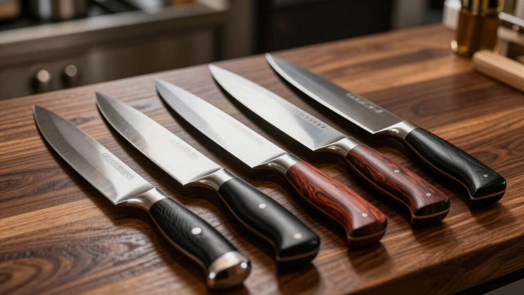 luxury chef knife collection