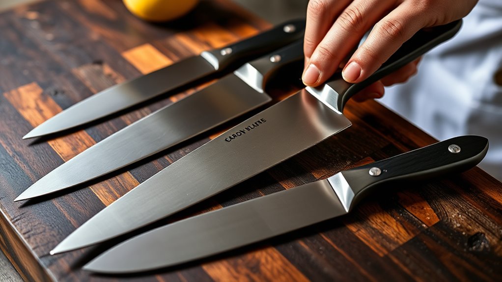 material sharpness comfort durability