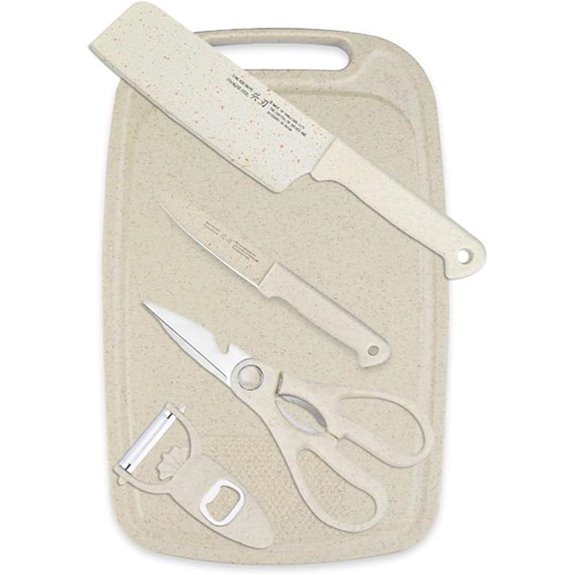 5-in-1 Mini Knife and Cutting Board Set
