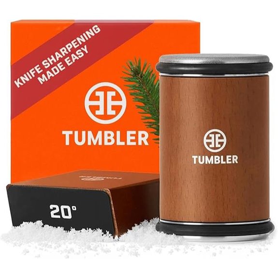 Tumbler Rolling Knife Sharpener Kit for Kitchen & Outdoor