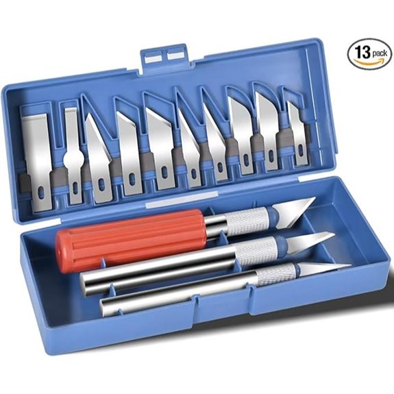 13-Piece Precision Exacto Knife Set for Crafts