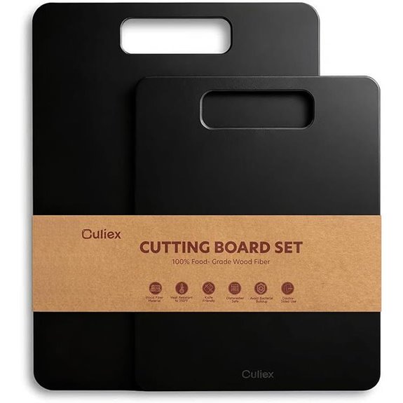 Wood Fiber Cutting Boards 2-Pack