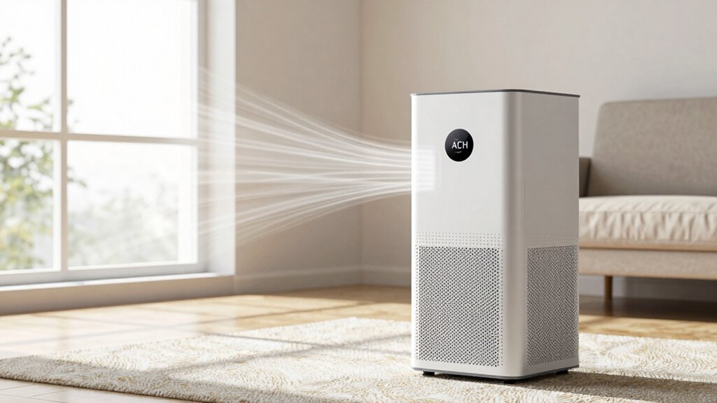 air changes per hour