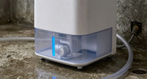basement dehumidifier drainage options