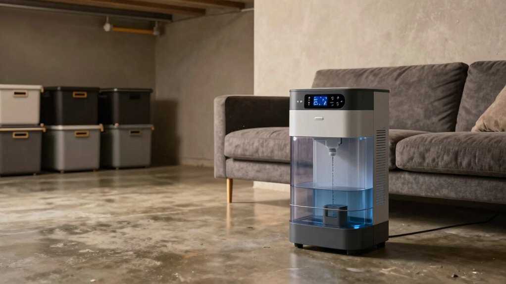 basement dehumidifier selection tips