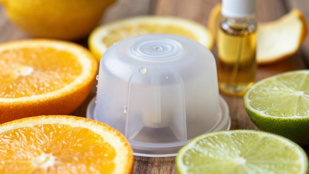citrus oils damage plastic