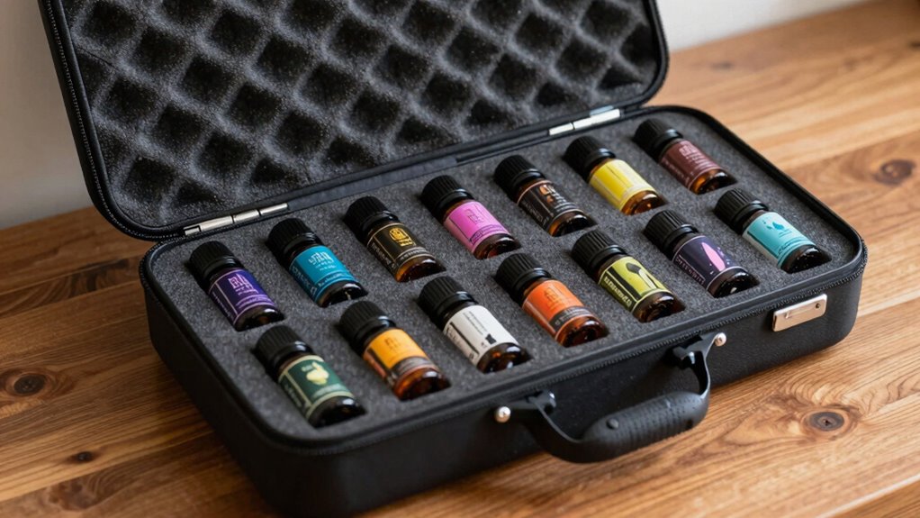 essential oil case features