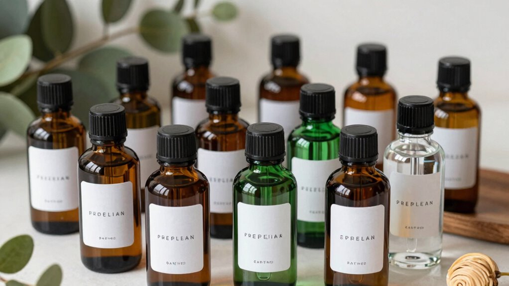 large bottles pure oils