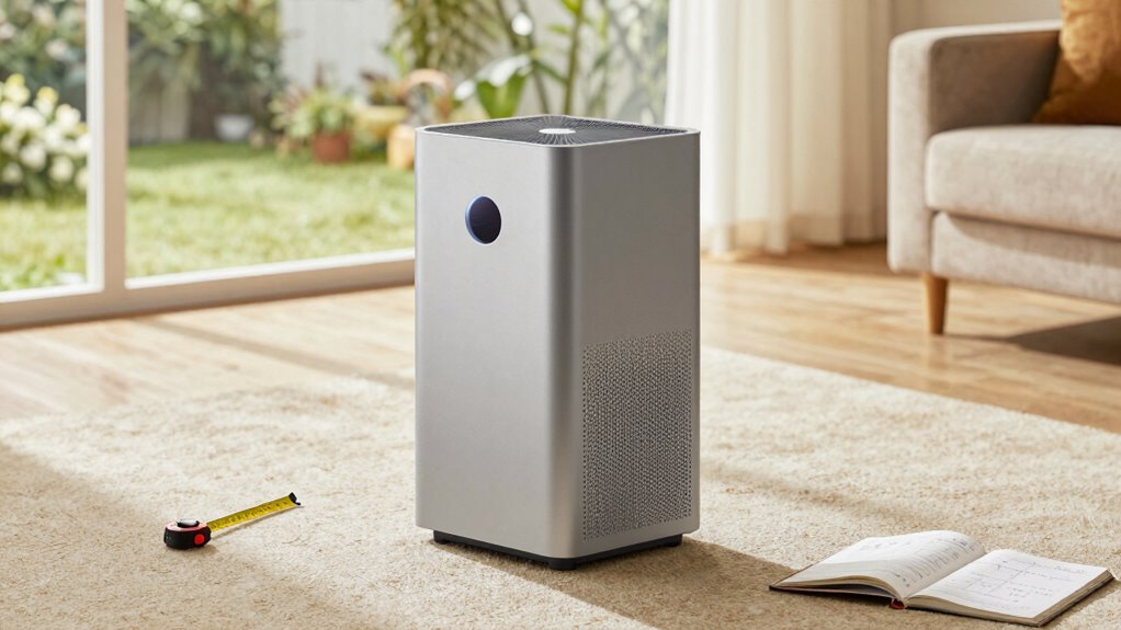 proper air purifier sizing