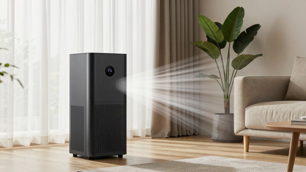 room size filtration noise