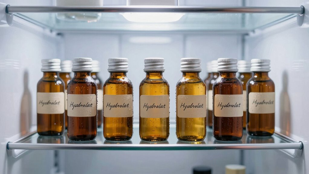 store hydrolats in glass