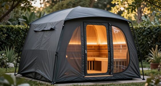 top home sauna tents