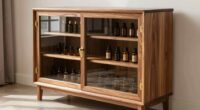top wooden oil cabinets