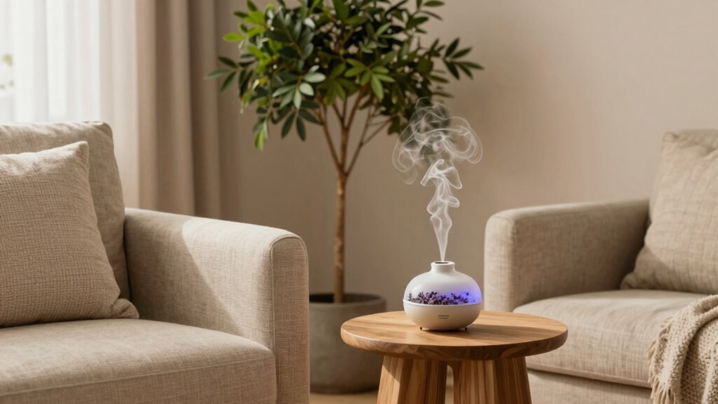 aromatherapy enhances waiting comfort