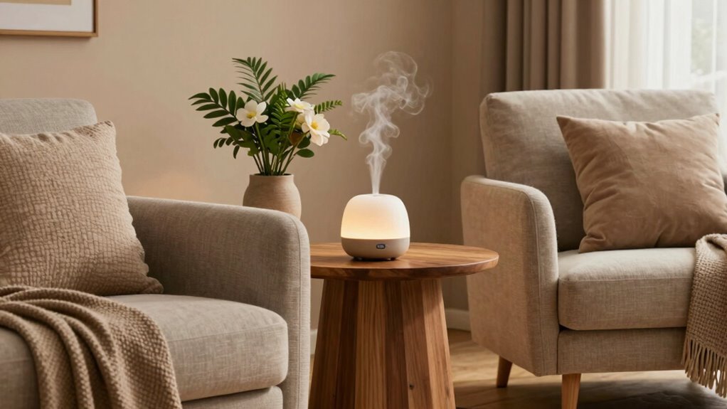 calming aromatherapy waiting environment