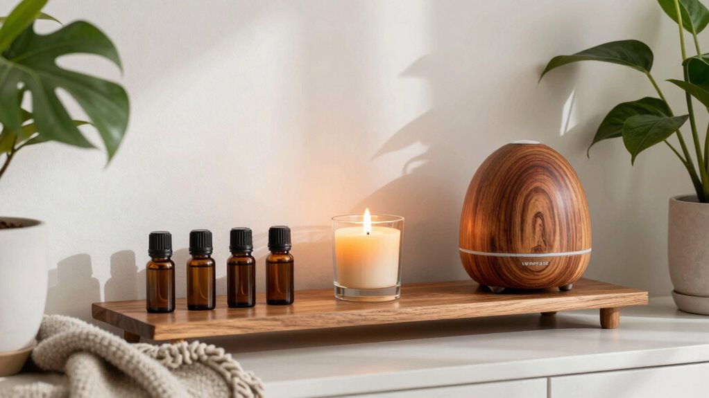 cedarwood promotes calm organization