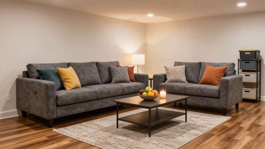 clean fresh odor free basement
