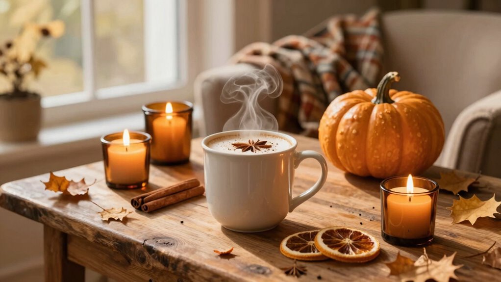 cozy fall scent routine