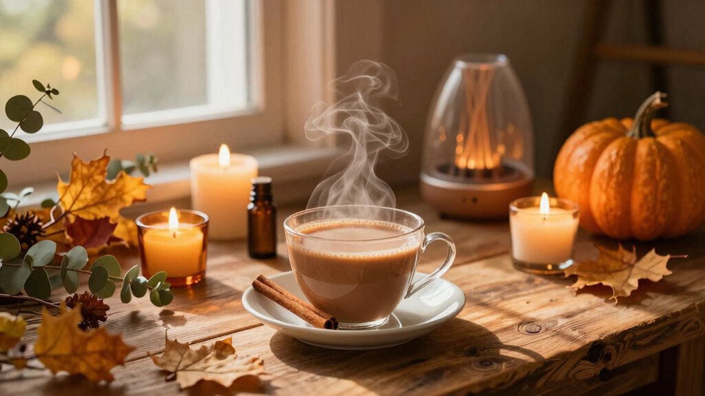 create a warm autumn aroma