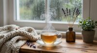 create cozy rainy day scents