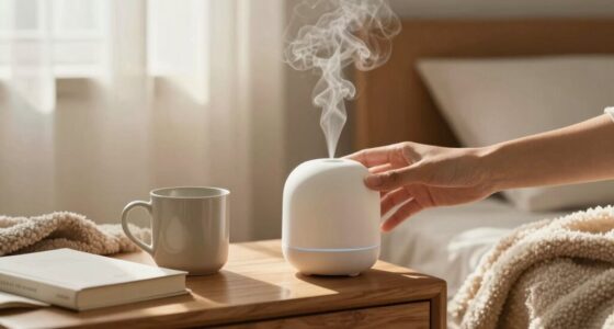 diffuse essential oils gently