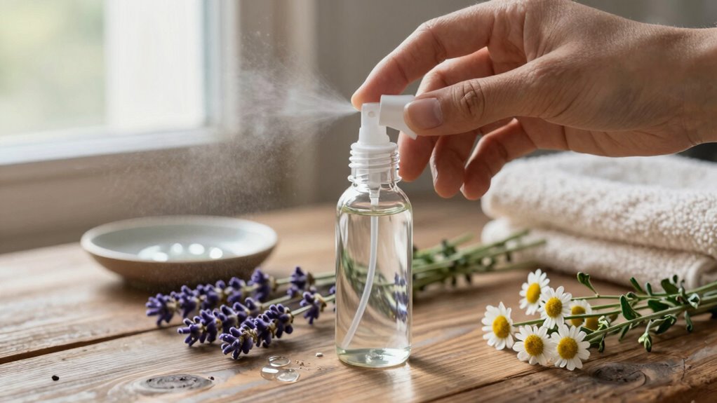 dilute blend apply gently