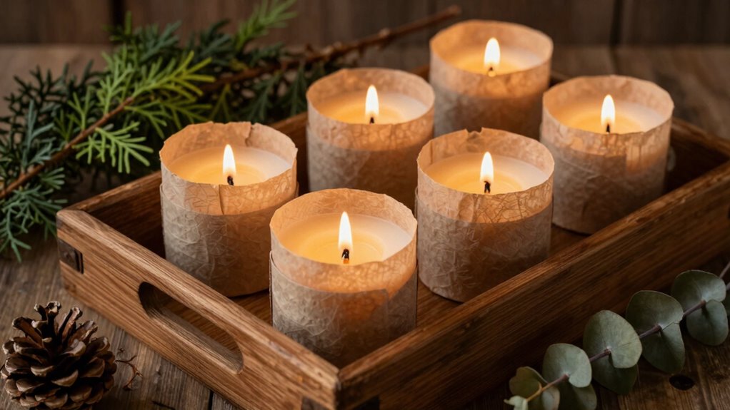enhance ambiance with woodsy notes