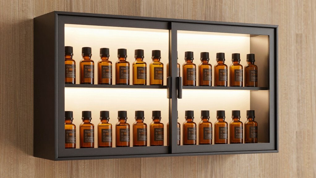essential oil storage cabinet