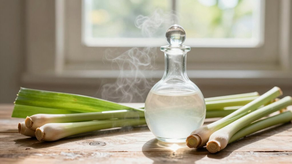 lemongrass oil energizes spaces