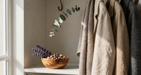 natural coat closet freshening