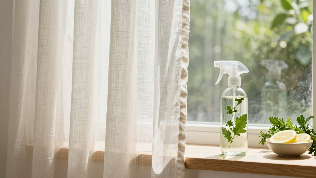 natural curtain cleaning methods