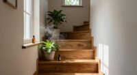 natural hallway and stair refresh