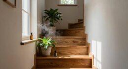 natural hallway and stair refresh